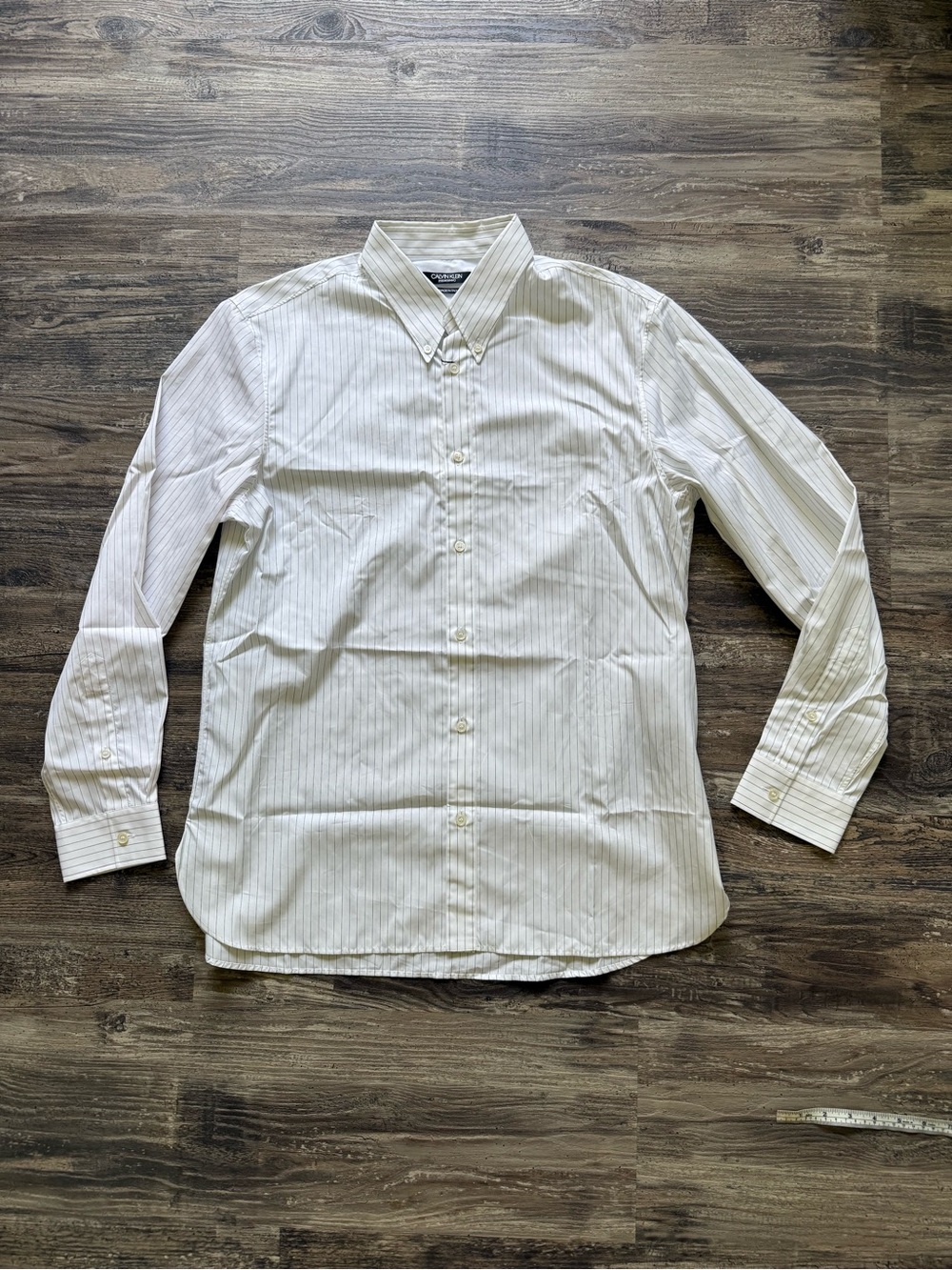 NWT - Calvin Klein 205W39NYC tricolor Pinstripe shirt
